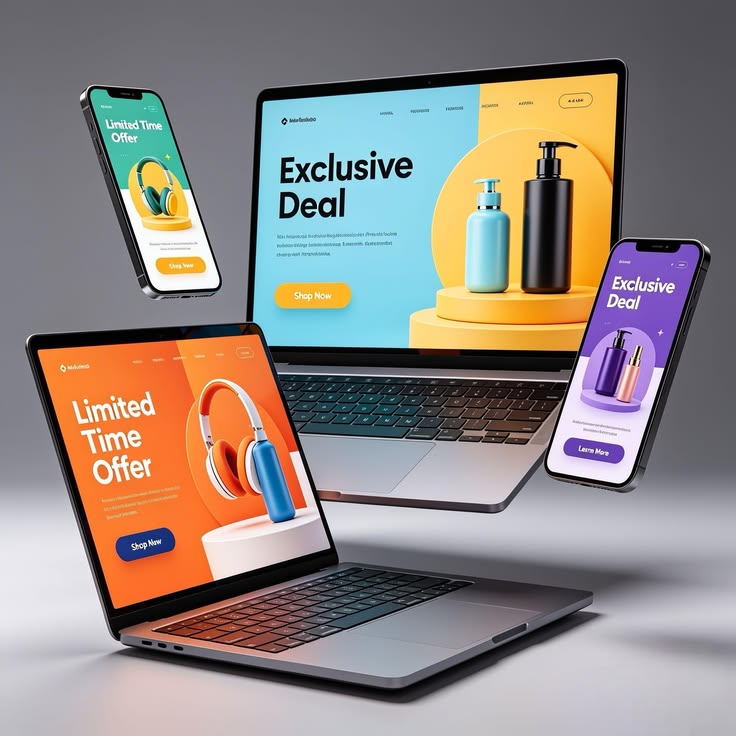 Diseño web responsive en computador, tablet y celular